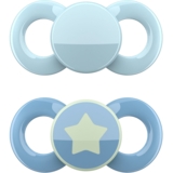 Пустышка ортодонтичная Dentistar для мальчика, 0-6 месяцев, 2 шт. (3960000) - Pampik