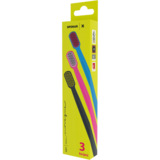 Набор зубных щеток Spokar 3429 X, мягкий, 3 шт, в ассортименте - Pampik