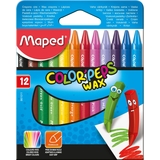 Крейда воскова Maped Color Peps Wax Crayons 12 шт. (MP.861011) - Pampik