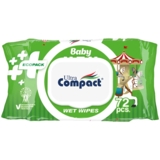 Вологі серветки для дітей Ultra Compact з клапаном, 72 шт. - Pampik