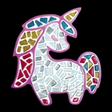 Набор для творчества Mosaaro Мозаика стеклянная Единорог (МА7004) - Pampik - 2