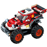 Машинка-конструктор делюкс на дистанционном управлении Wise Block Вездеход 498 деталей (EU389118) - Pampik - 3