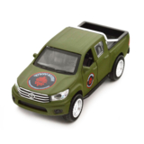 Автомодель TechnoDrive Шевроны Героев Toyota Hilux Красная Калина (KM6119) - Pampik