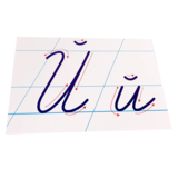 Картки великі Зірка Українська абетка прописна 33 шт. А5 20х15 см - Pampik - 4