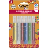 Набір клей-олівців BIC Kids Glitter Glue Metallic, 6 шт. (893269) - Pampik