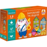 Игра настольная экономичная Vladi Toys Crazy Koko Зарабатывай и строй (VT2312-04) - Pampik