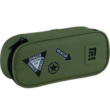 Пенал мягкий Kite 22x9.5x6 см темно-зеленый (K24-599-12) - Pampik