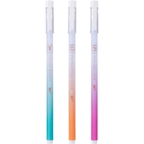 Ручка шарико-масляная Yes Ombre синие чернила упаковка 24 шт. (412 000) - Pampik