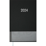 Ежедневник датированный Buromax Parallel 2024 A6 черный (BM.2550-01) - Pampik