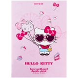 Картон цветной Kite Hello Kitty, А4, двухсторонний, 10 листов (HK24-255) - Pampik