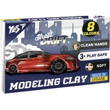 Пластилін Yes Drift King 8 кольорів, 160 г (540660) - Pampik