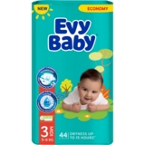 Підгузки на липучках Evy Baby 3 (5-9 кг), 44 шт. - Pampik