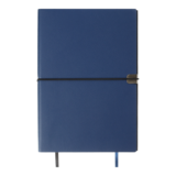 Блокнот деловой Buromax Duet А5 192 л. в клеточку+в линейку обложка искусственная кожа синий (BM.295626-02) - Pampik - 2