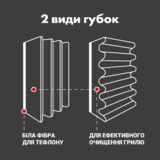 Губки кухонні Chisto Professional Protector, 4 шт. (CGP4.773) - Pampik - 3