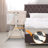 Ліжечко приставне Lionelo Leonie Plus Beige Sand, бежевий - Pampik - 13