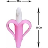 Прорізувач для зубів Lindo Банан, рожевий (DK 04) - Pampik - 2