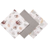 Пелюшки муслінові бавовняні BabyOno, сірі, 70х70 см, 3 шт. (348/10) - Pampik - 2
