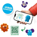 Незасыхающая масса для лепки Ses Creative FunDo Дикие животные 4 цвета (00813S) - Pampik - 3