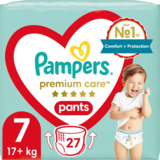 Підгузки-трусики Pampers Premium Care Pants 7 (17+кг), 27 шт. - Pampik