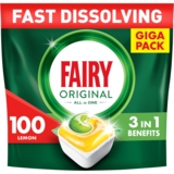 Капсули для посудомийних машин Fairy Original Все-в-1 Лимон, 100 шт. - Pampik