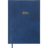 Ежедневник датированный Buromax Base 2024 А5 синий (BM.2108-02) - Pampik