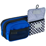 Пенал мягкий Kite 8.5x22x3.5 см сине-черный (K24-2701-4) - Pampik - 3