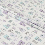 Комплект постельного белья детский Home Line Тедди бязь сиренево-бирюзовый (181500) - Pampik - 2