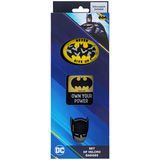 Набор бейджей на липучке Kite DC Comics Batman DC24-3012-1 3 шт. - Pampik