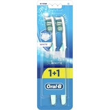 Зубна щітка Oral-B 3D White Fresh середня бірюзовий 2 шт. - Pampik
