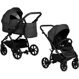 Коляска універсальна 2 в 1 Tutis Leo black (1222020) - Pampik