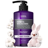 Кондиционер для волос Kundal Honey & Macadamia Protein Treatment Baby Powder с ароматом детской присыпки 500 мл - Pampik - 2