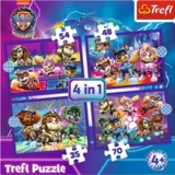 Пазли 4 в 1 Trefl Герої рятівники Щенячий патруль (34621) - Pampik - 2