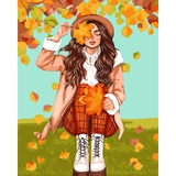 Картина за номерами Santi Осіння прогулянка 40х50 см - Pampik