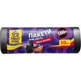 Пакети для сміття Family Home Big & Strong 160 л 10 шт. - Pampik