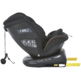 Автокрісло El Camino ME 1117 I-con Black Striped чорне (35222) - Pampik - 6