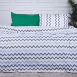 Простыня MirSon Ranforce Elite 17-4782 Aubervilliers 110х160 см зеленая (2200008967758) - Pampik - 2