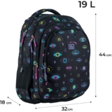 Рюкзак GoPack Teens, черный (GO24-162L-4) - Pampik - 7