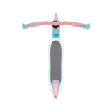 Самокат Globber Flow Foldable 125 голубой с розовым до 100 кг 6+ 2 колеса - Pampik - 4