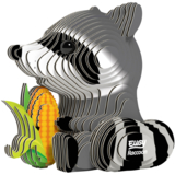 Сборная 3Д модель Eugy Зоопарк Енот (XEG-103) - Pampik