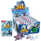 Стретч-іграшка #sbabam Legend of animals Максі Полярні хижаки в дисплеї 12 шт. (102/CN22-CDU) - Pampik