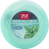 Нитка зубна Splat Professional Dental Floss Mint & Silver з волокнами срібла та м'ятою, 30 м - Pampik