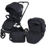 Коляска универсальная El Camino 2в1 Persona ME 1091-B black art (35425) - Pampik