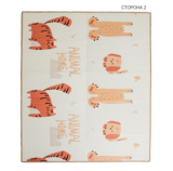 Дитячий килимок Poppet Баранчик Шейп та Дім звіряток двосторонній складний 200х150x1 см (PP023-150H) - Pampik - 3