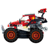 Машинка-конструктор делюкс на дистанционном управлении Wise Block Вездеход 498 деталей (EU389118) - Pampik - 4