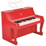 Детское пианино Hape 25 клавиш с красной подсветкой (E0628) - Pampik