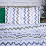 Простыня MirSon Ranforce Elite 17-4782 Aubervilliers 110х160 см зеленая (2200008967758) - Pampik - 4