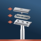 Станок для гоління чоловічий Gillette King C, з 5 змінними лезами - Pampik - 5