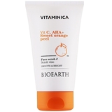 Скраб-пилинг Bioearth Vitaminica Vit C, Aha + Sweet Orangel Peel 150 мл - Pampik