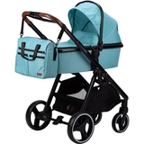 Коляска для дитини універсальна 4 в 1 FreeON Bloom dusty blue (49713) - Pampik