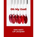 Рідка помада для губ Beauty of Majesty BOM OMG Matt Lip Lacquer #04 TMI 4 г - Pampik - 4